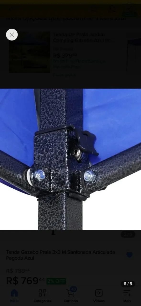 Tenda Bel Articulada 3x3 - Foto 5