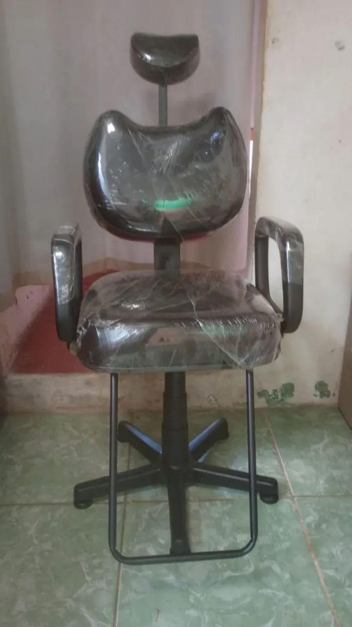 Cadeira para salão e barbearia promoção - Foto 3