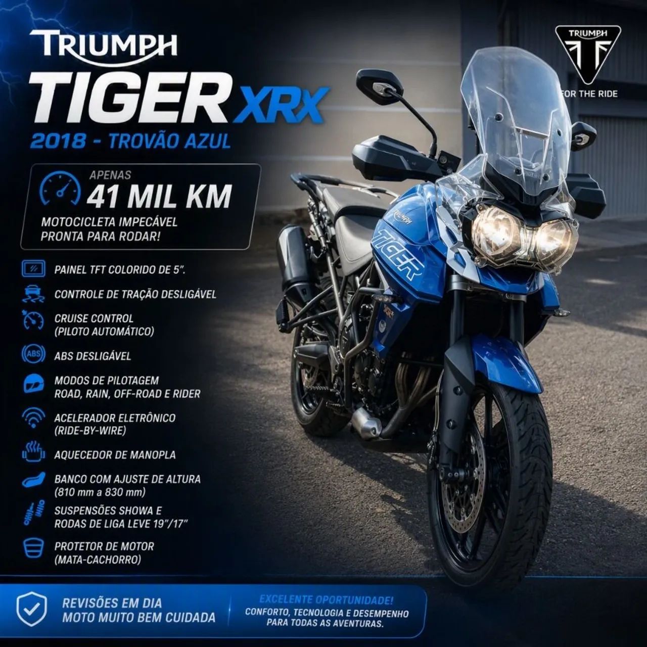 TRIUMPH TIGER XRX 800 2018