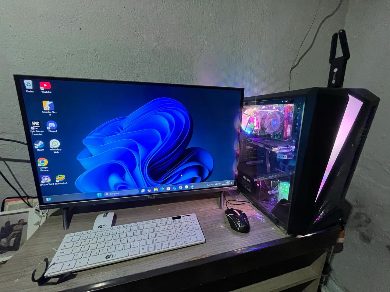 Pc gamer de entrada ! VENDO E TROCO  - Foto 2