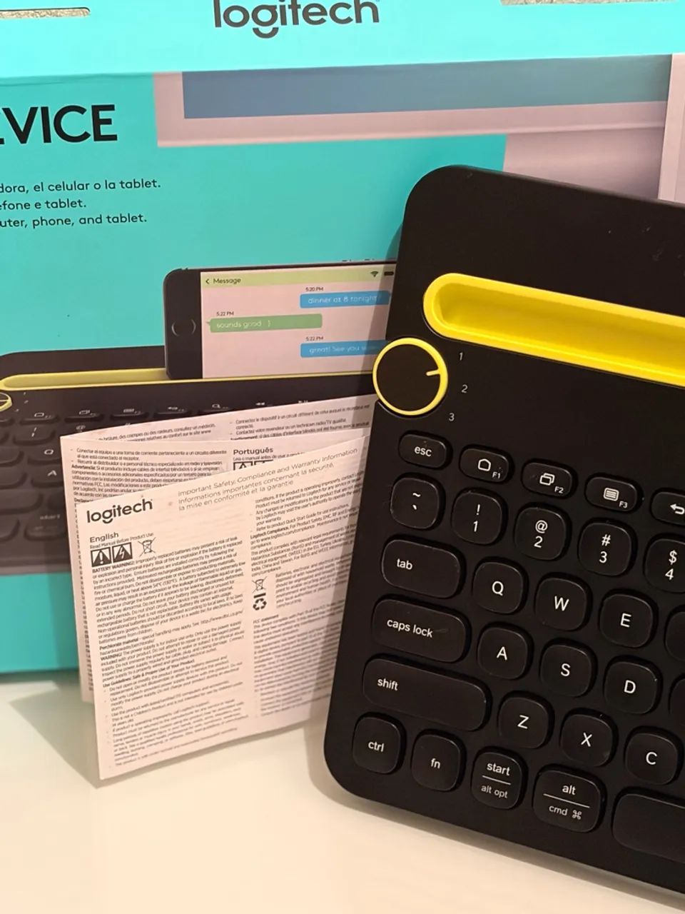 Teclado Bluetooth Logitech K480 Multi-Device (Na Caixa Original) - Foto 2
