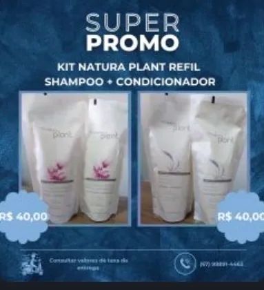 Kit Shampoo e Condicionador Natura Plant - Foto 2