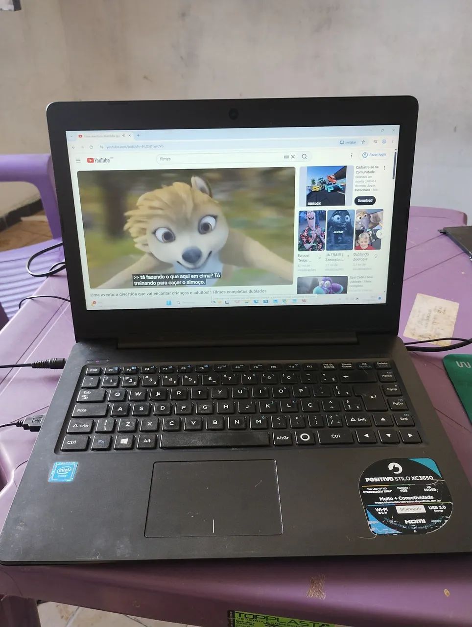 VENDO ESTE NOTEBOOK DA INTEL POSITIVO SÓ 399,00 - Foto 4