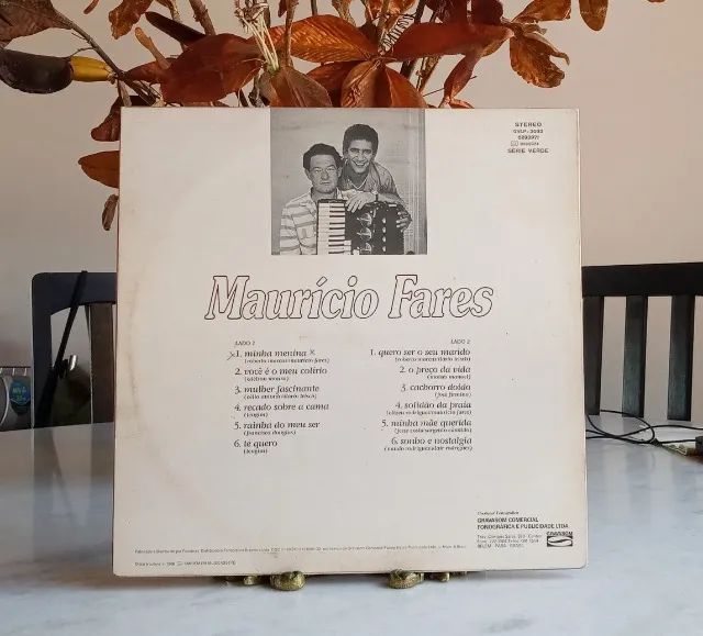 lp vinil - maurício fares - 1986  - Foto 3