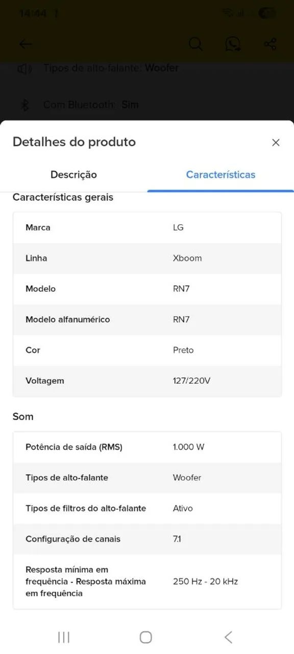 Torre de som lg Bluetooth  - Foto 5