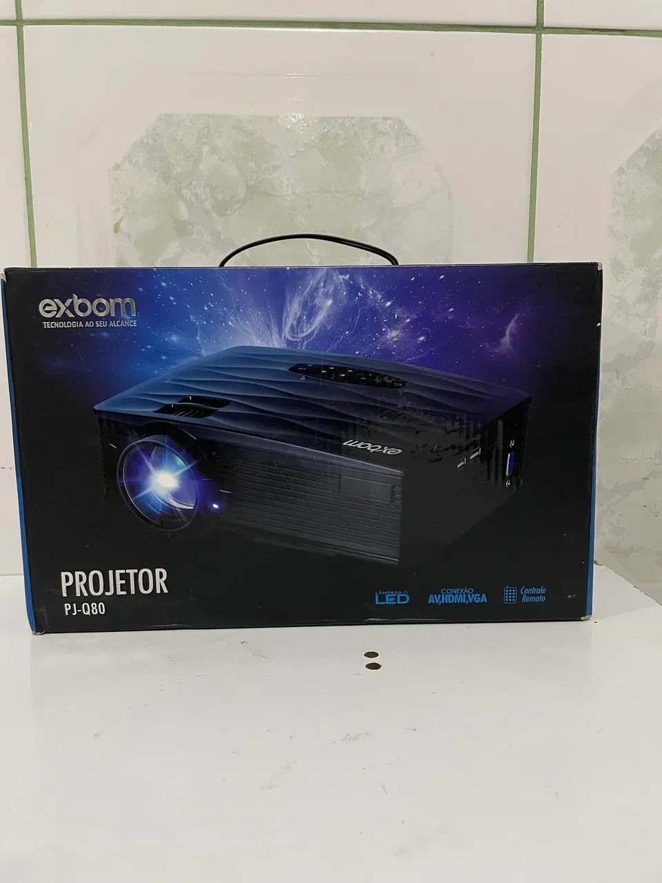 Projetor LED PJ-Q80 da Exbom - Foto 2