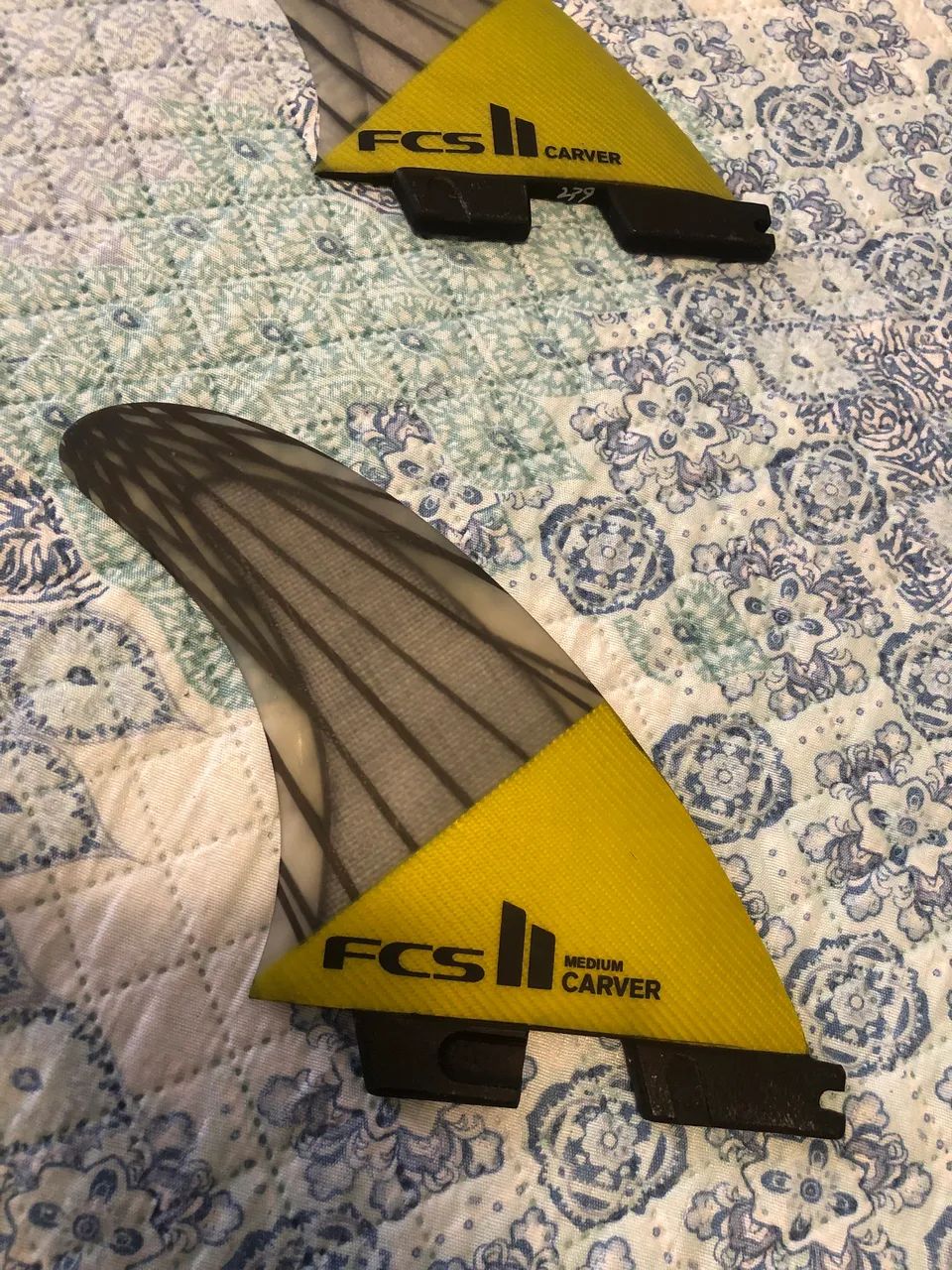 Quilhas FCS 2 Carver  Pc Carbon Tri- Medim  - Foto 6