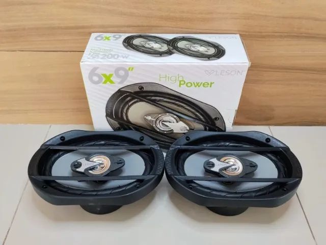 Par de Alto Falantes Leson 6x9 Polegadas 200w Rms (Novo na Caixa)