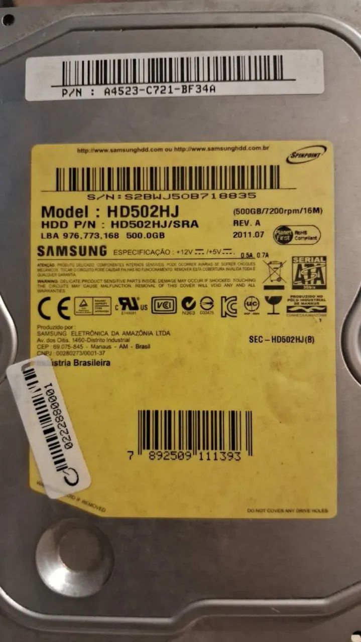 Hd Samsung para pc