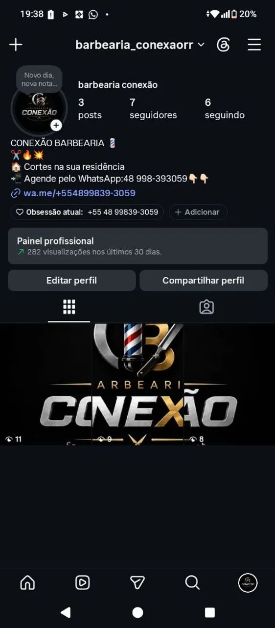 CORTE NA SUA CASA A PARTIR DE R$50! ? BARBEARIA CONEXÃOwpp * - Foto 3