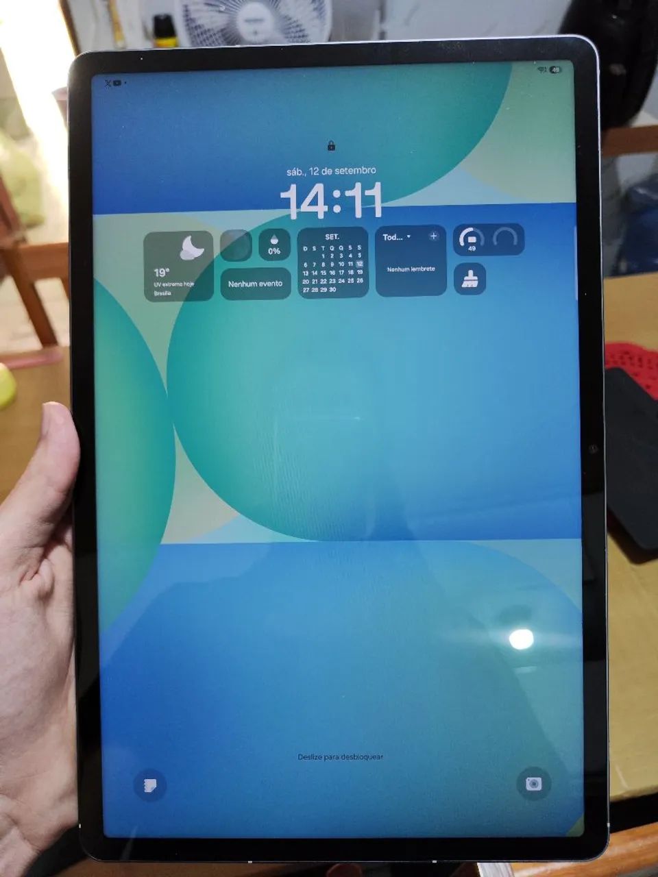 Samsung tablet S10 FE Plus, 128gb e 8gb de ram