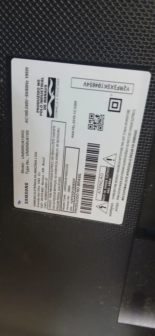tv samsung smart 50 polegadas para peças  - Foto 5