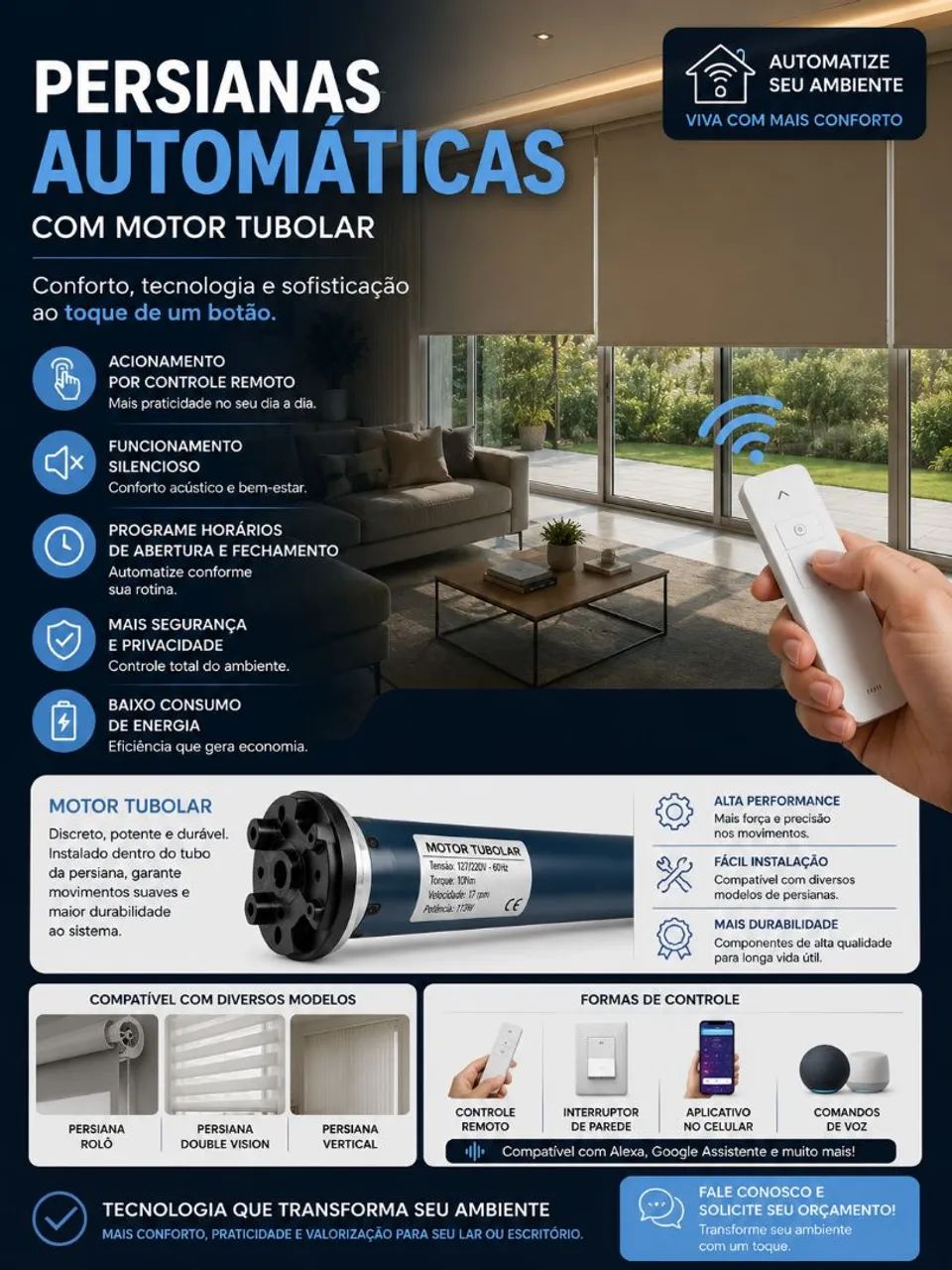 Persiana e Persianas automáticas sob medida