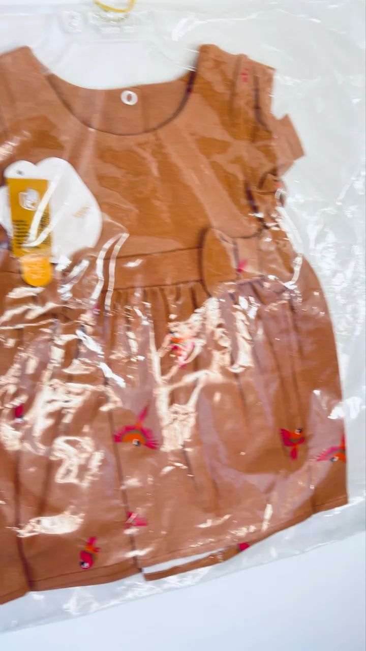 Lote de vestido de bebê - Foto 4