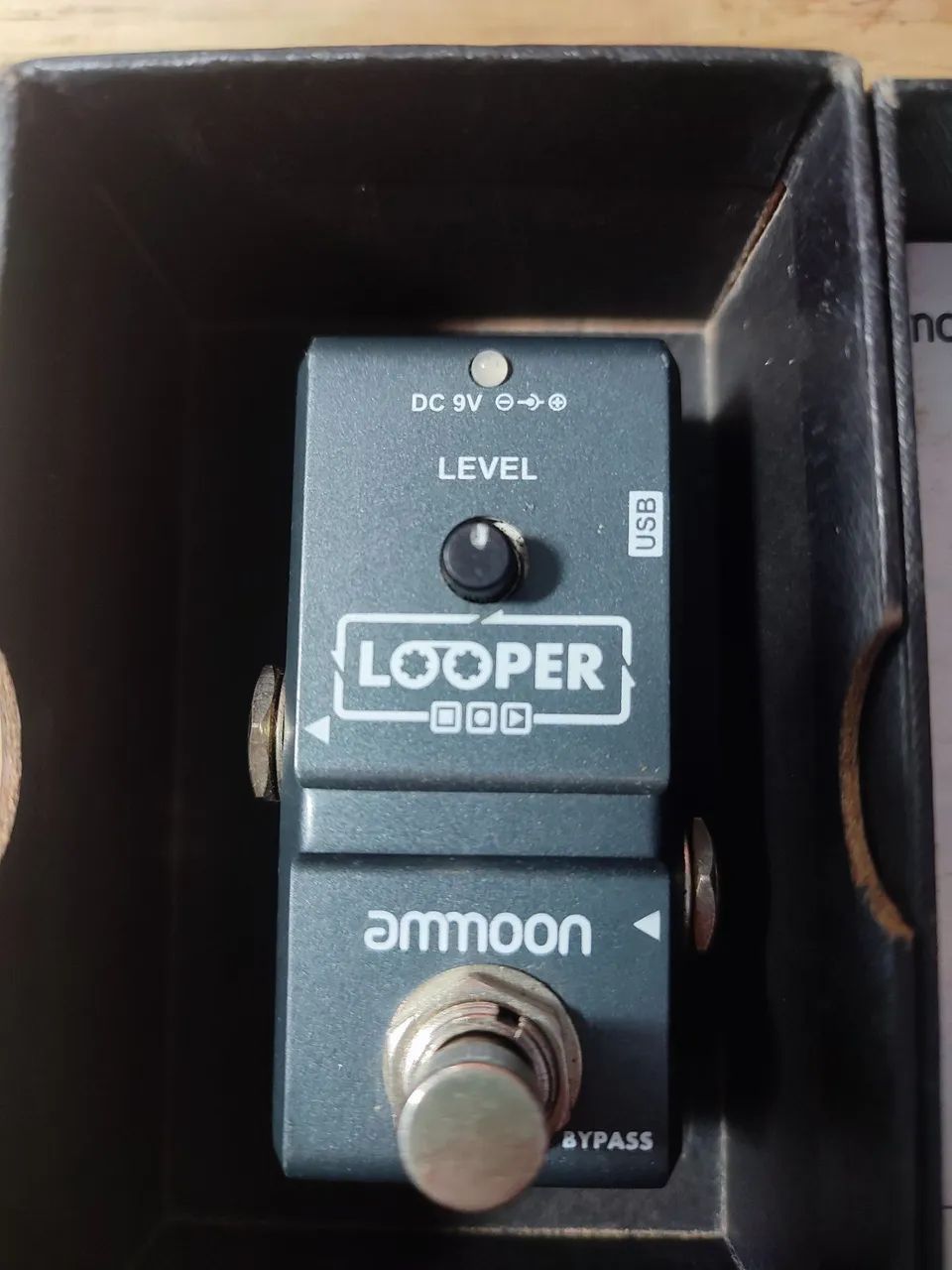 Pedal Looper Nano Ammoon com caixa e manual. - Foto 3