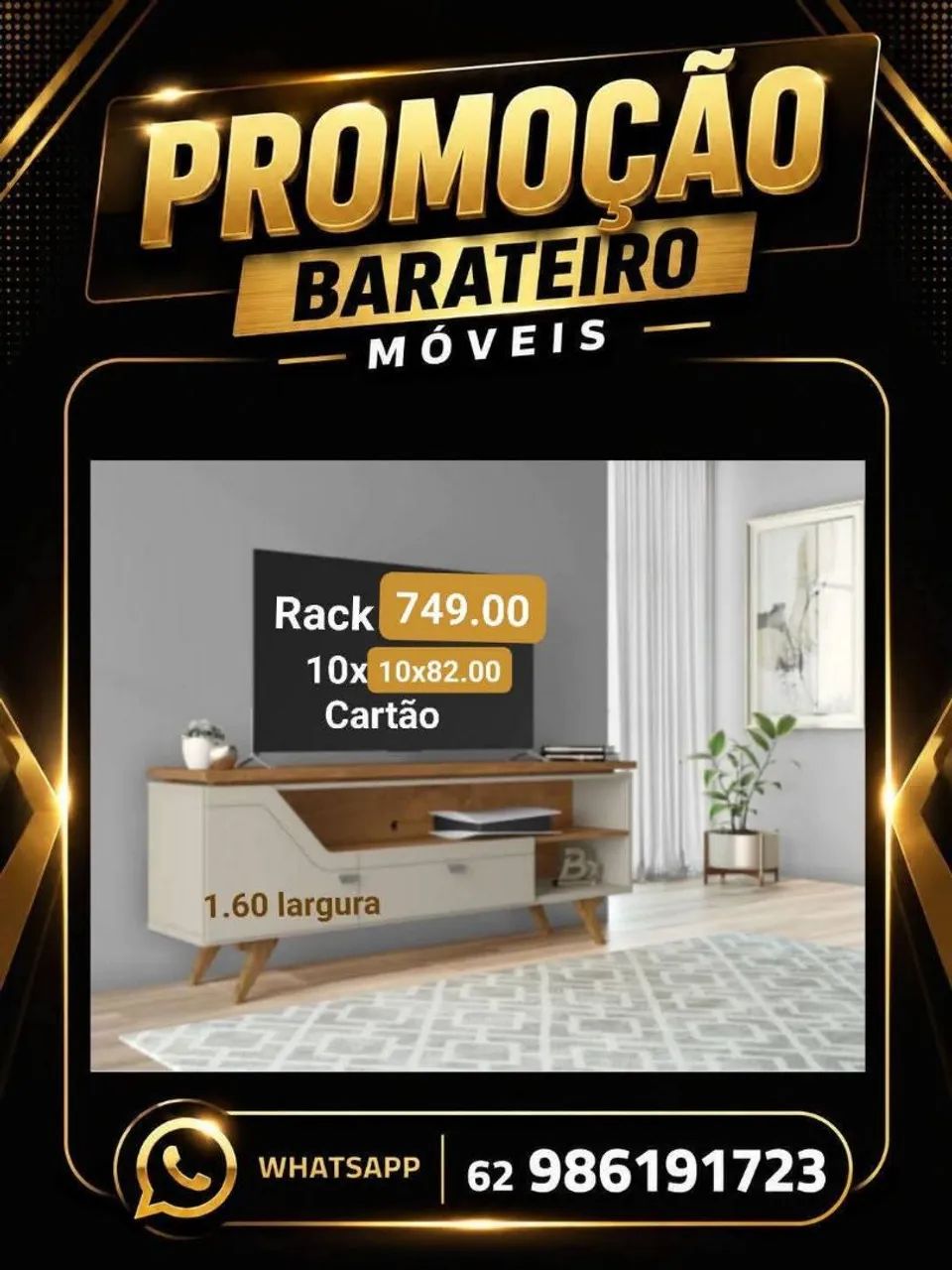Rack para TV com 160m