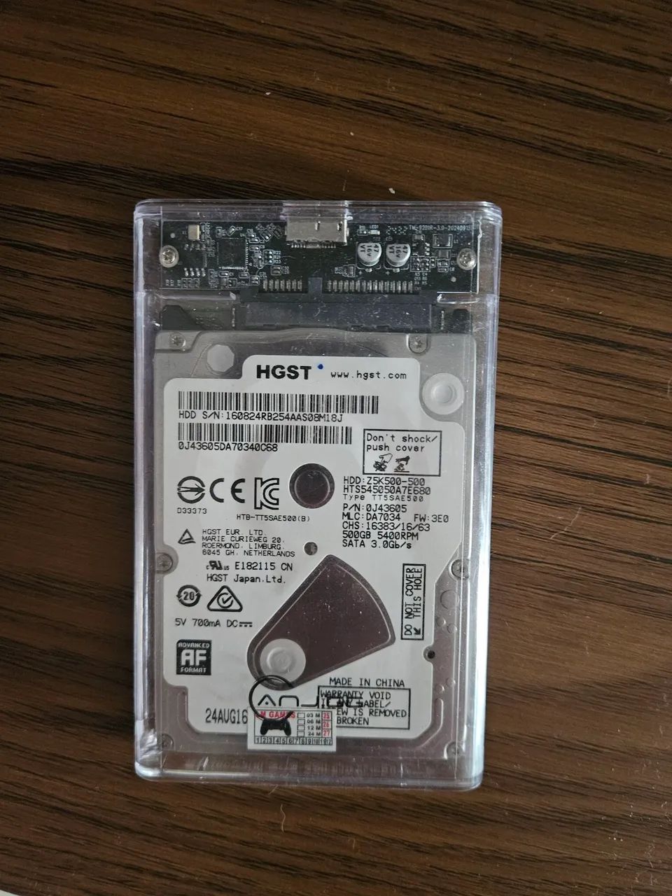 Vendo hd 500GB