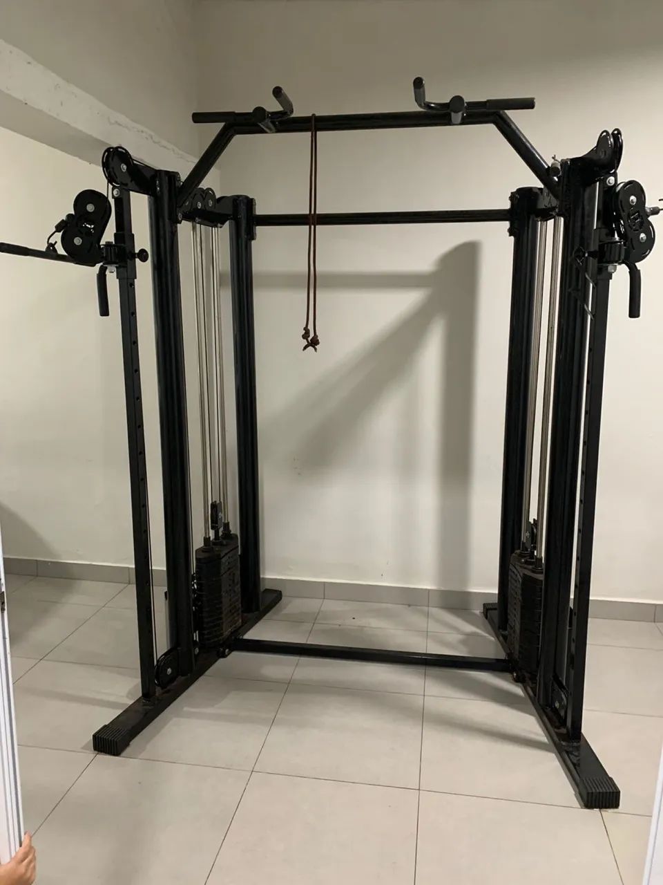 Crossover Angular Profissional 2x80kg Academia Box - Semi Novo - Foto 2