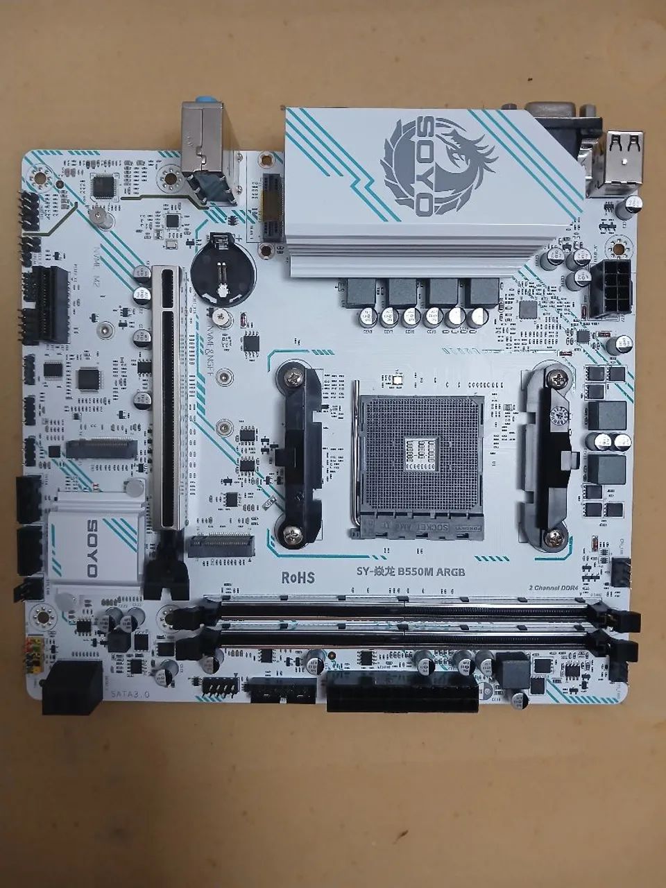 Placa mãe B550 SOYO White. - Foto 2