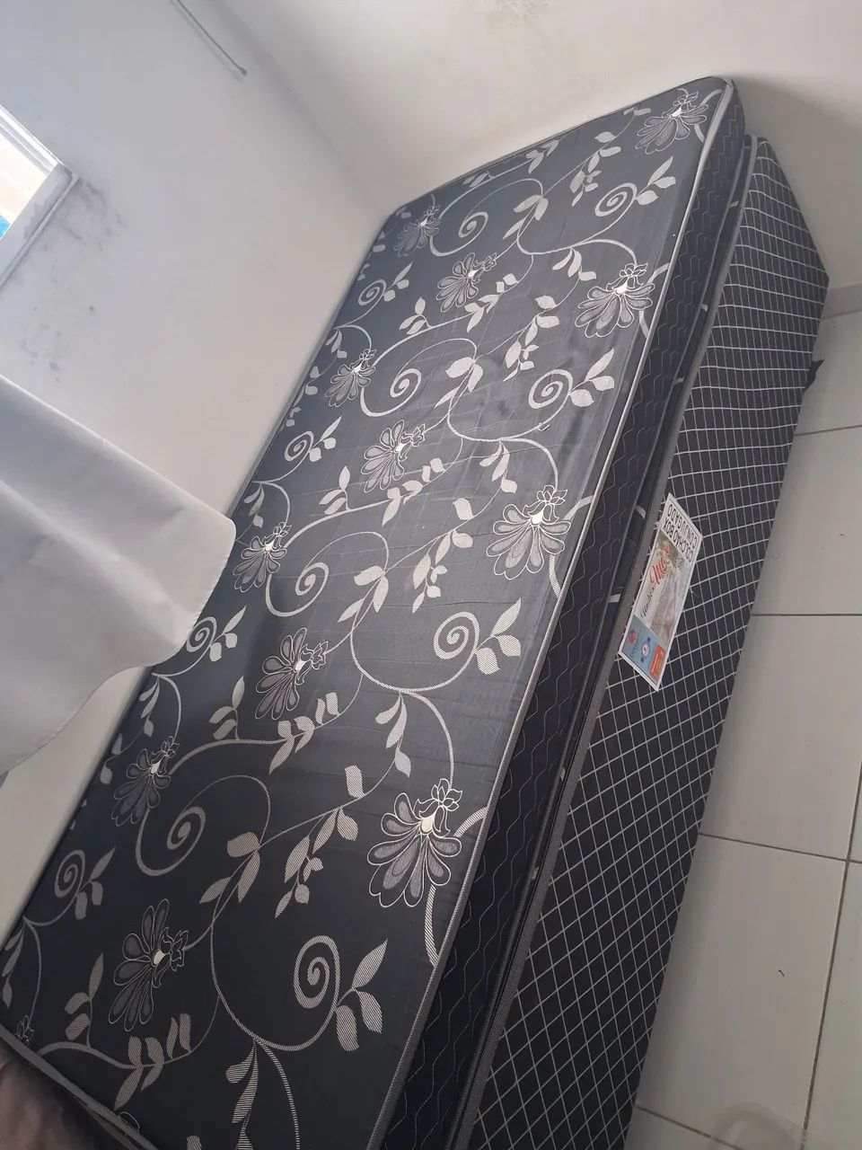 CAMA BOX SOLTEIRO COM COLCHÃO  - Foto 2