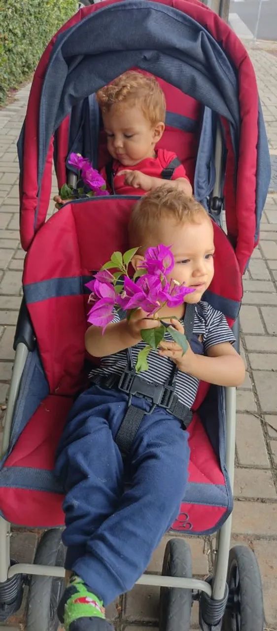 Carrinho de bebê para gêmeos  - Foto 2