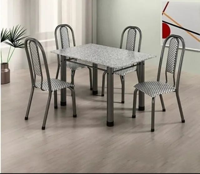 Mesa de cozinha com 1,20cmd e largura 4 cadeiras - Foto 3