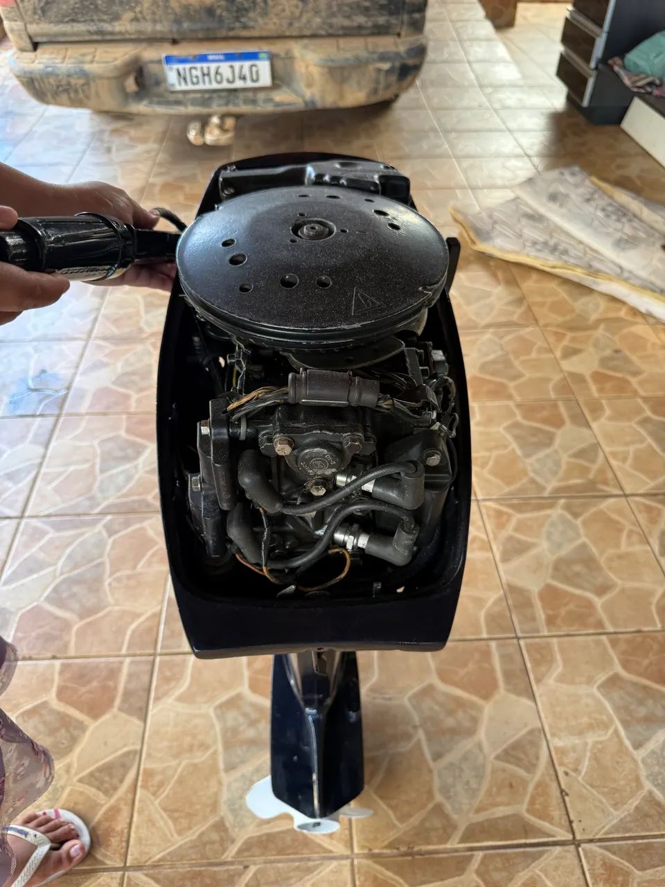 Motor de popa 15hp EVINRUDE - Foto 4