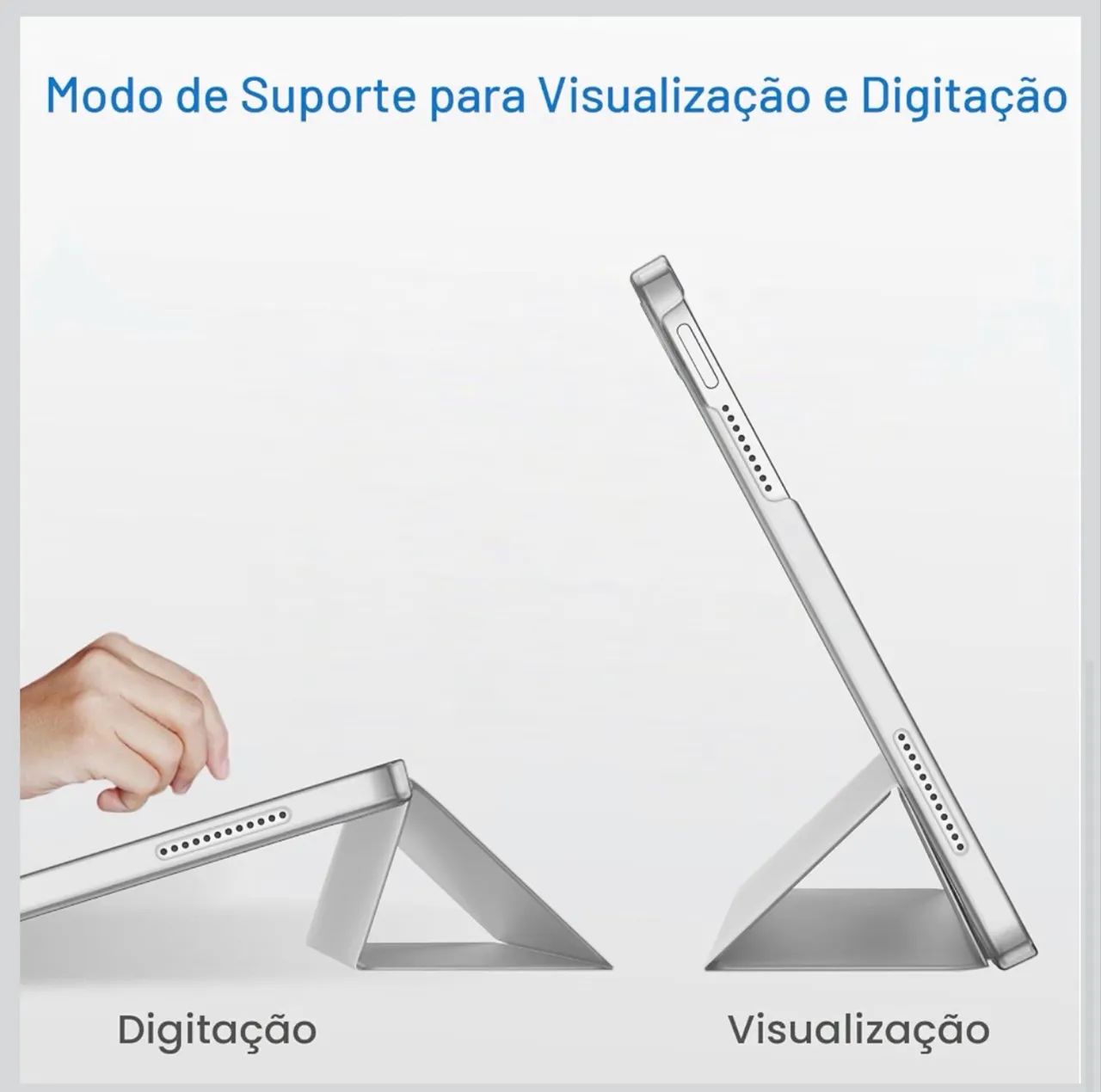 Capa JETech iPad A16 / iPad 10ª e 11ª Geraç ão Prata - NOVA - Foto 4