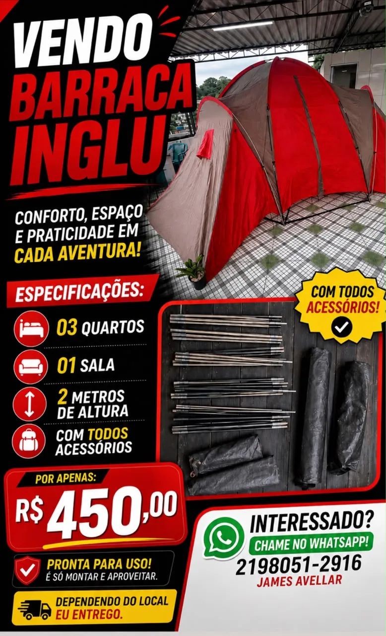 BARRACA DE CAMPING 