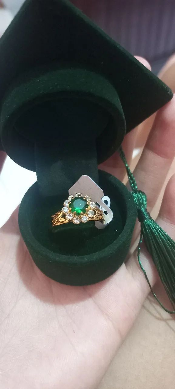 Anel para formatura + caixinha 