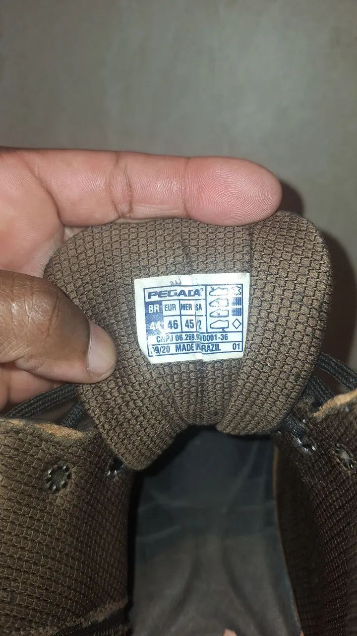 Bota de couro 44 c/ zíper - Foto 3