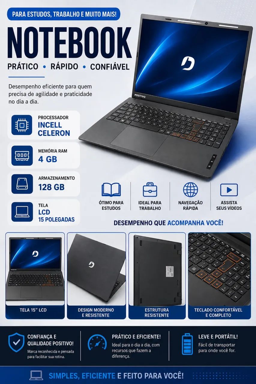 Notebook positivo 