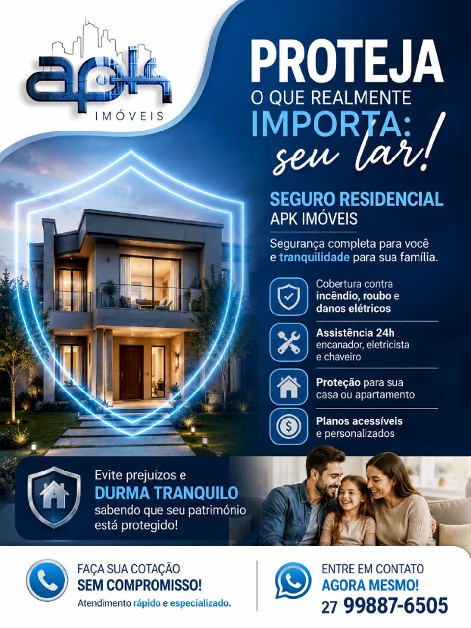 Seguro Residencial Completo -Proteja o que é mais importante para você!
