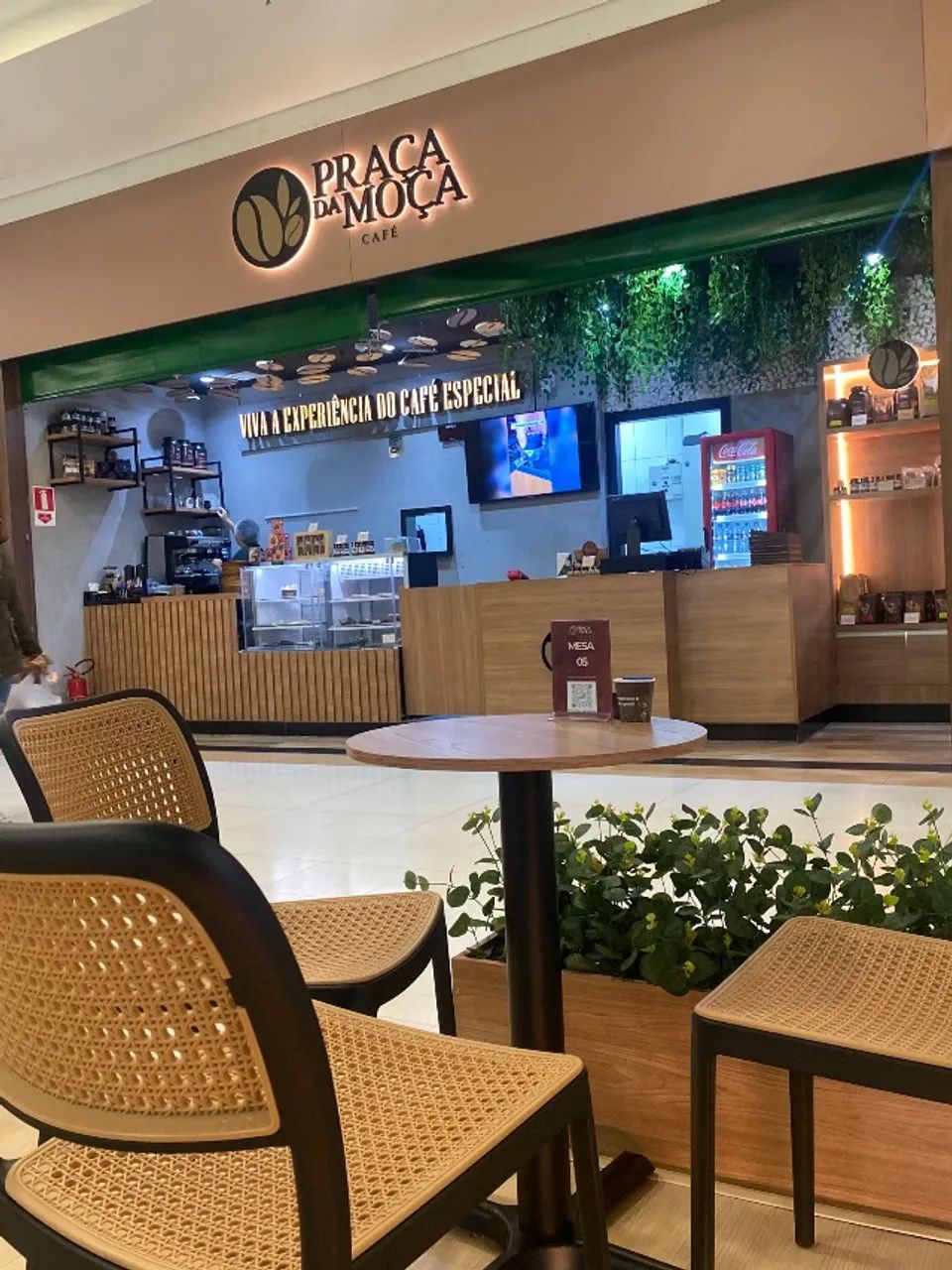 Cafeteria premium (Praça da moça café ) franquia Raposo Shopping 