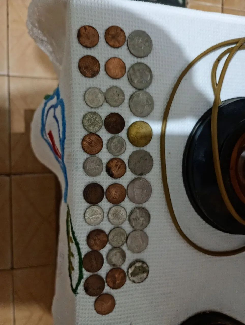 Moedas antigas de dólar americano - Foto 4