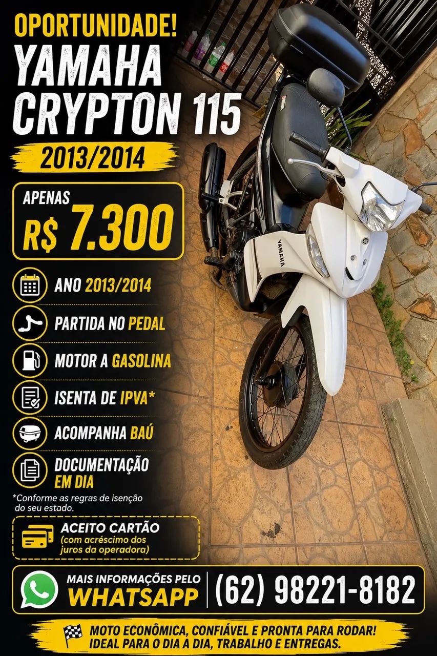 Moto crypton Yamaha 