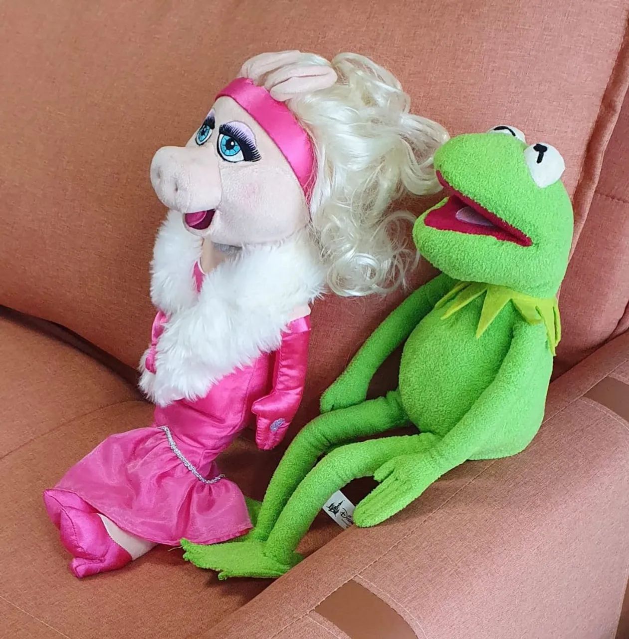 Bonecos Caco e Piggy dos Muppets importados EUA - Foto 3