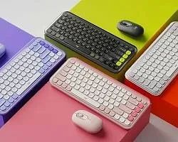Kit Teclado e Mouse Sem Fio Logitech MK220 / Combo POP Icon Bluetooth - Foto 5