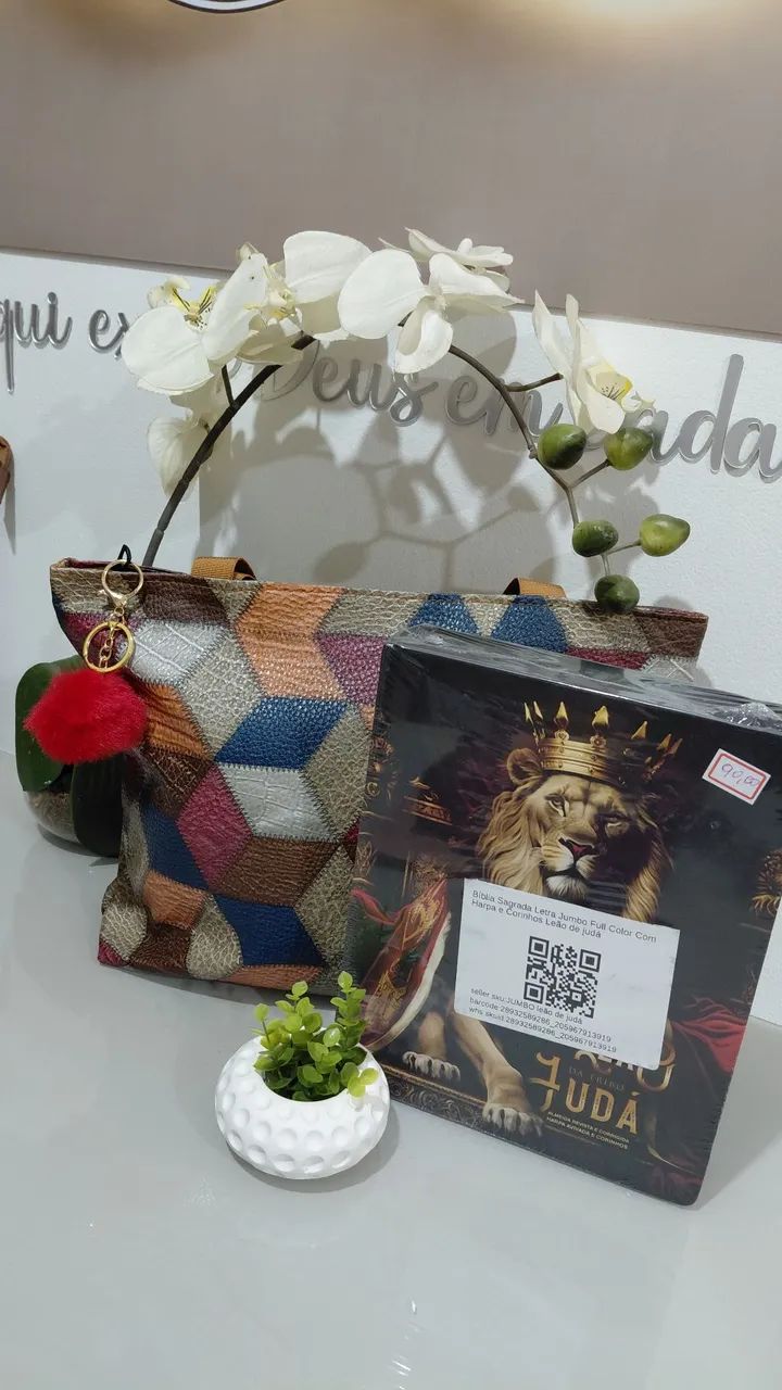 Kit bolsa + biblia Jumbo - Foto 5