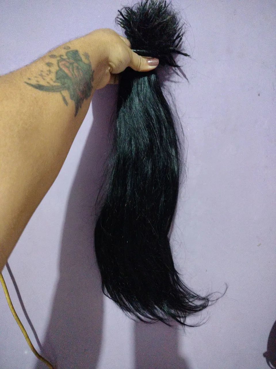 Para vender logo cabelo humano preto  - Foto 5