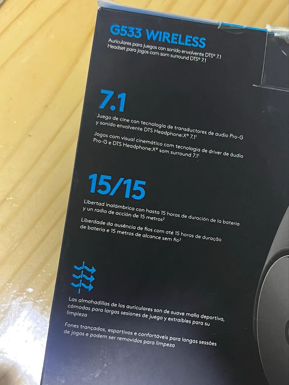 HEADSET GAMER LOGITECH G533 WIRELESS - Foto 5