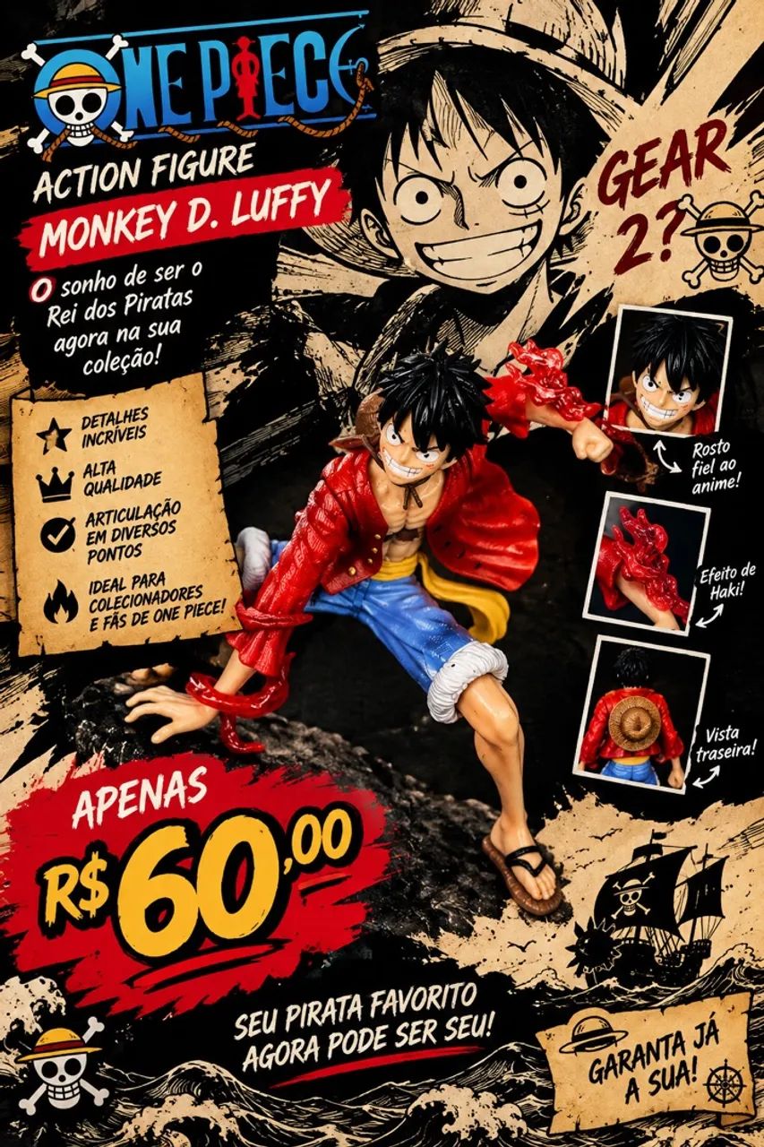ACTION FIGURE LUFFY ONE PIECE