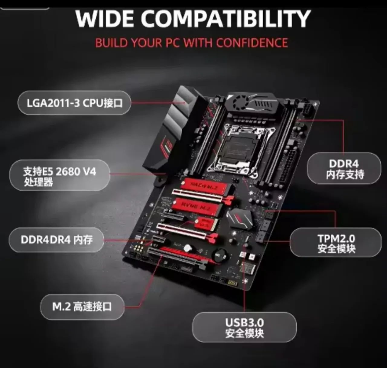 Placa mãe x99-RS9 pro Max  - Foto 2