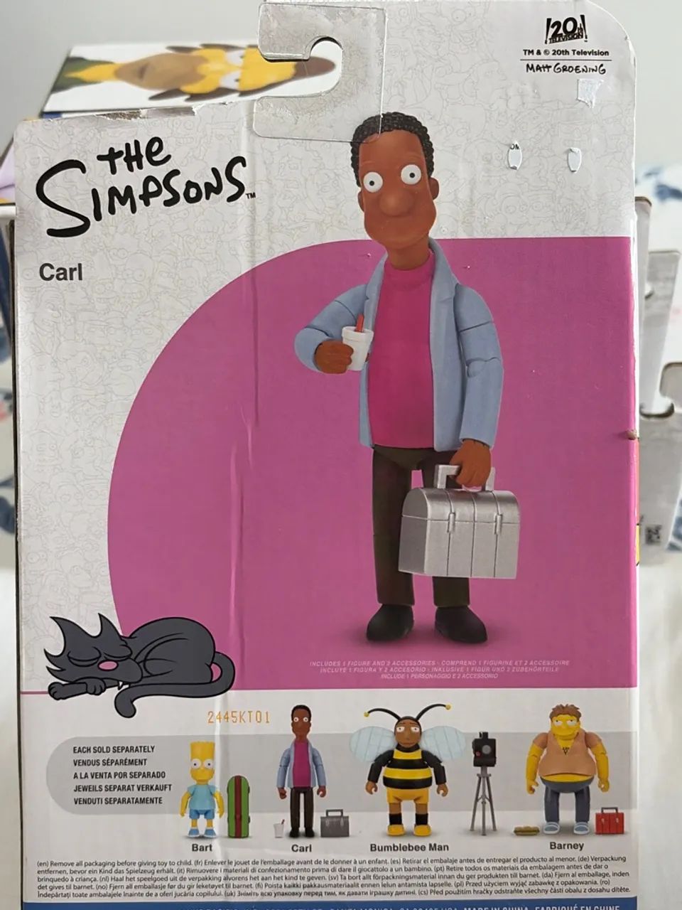 Action figure Simpsons Jakks pacific, Carl, 5 polegadas, novo e original  - Foto 4