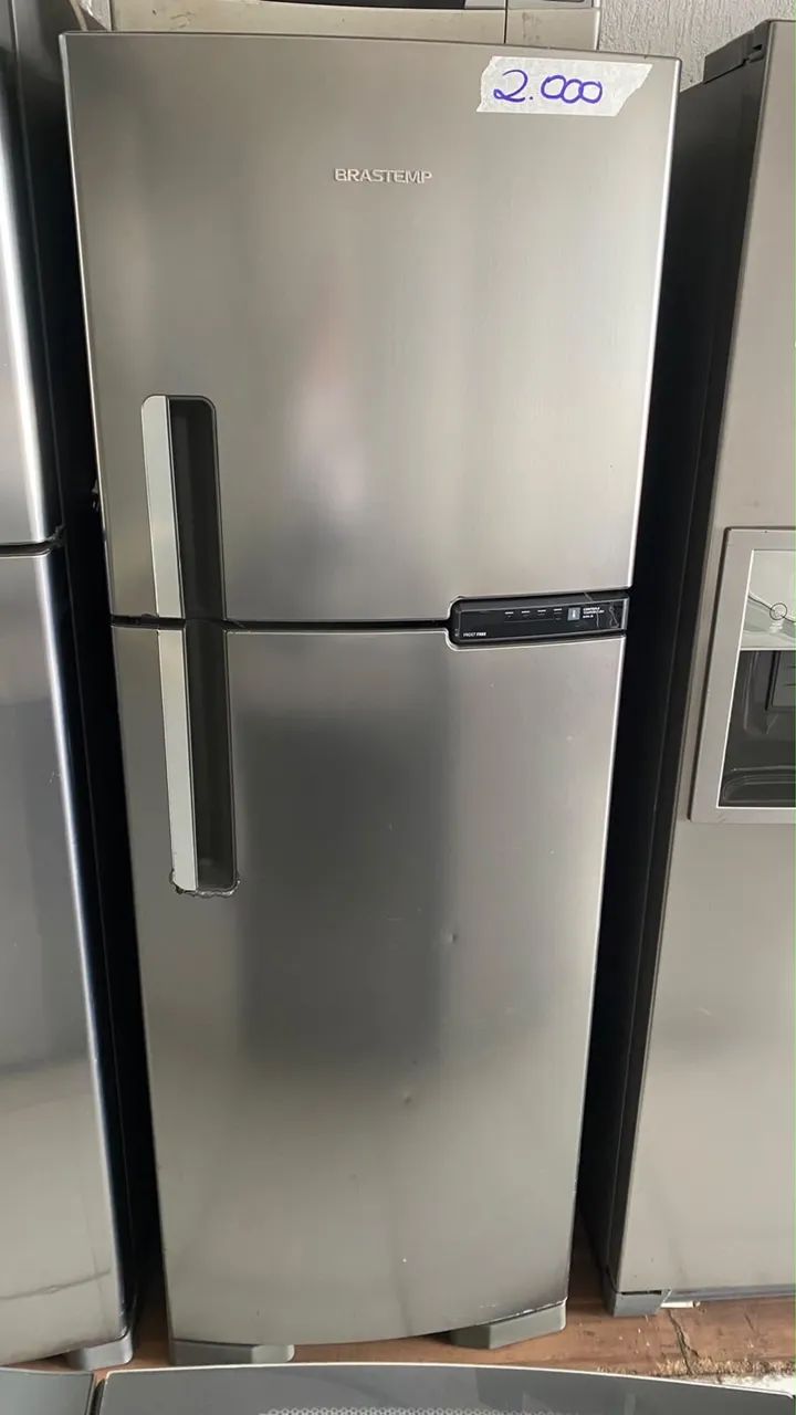 Geladeira Brastemp inox 