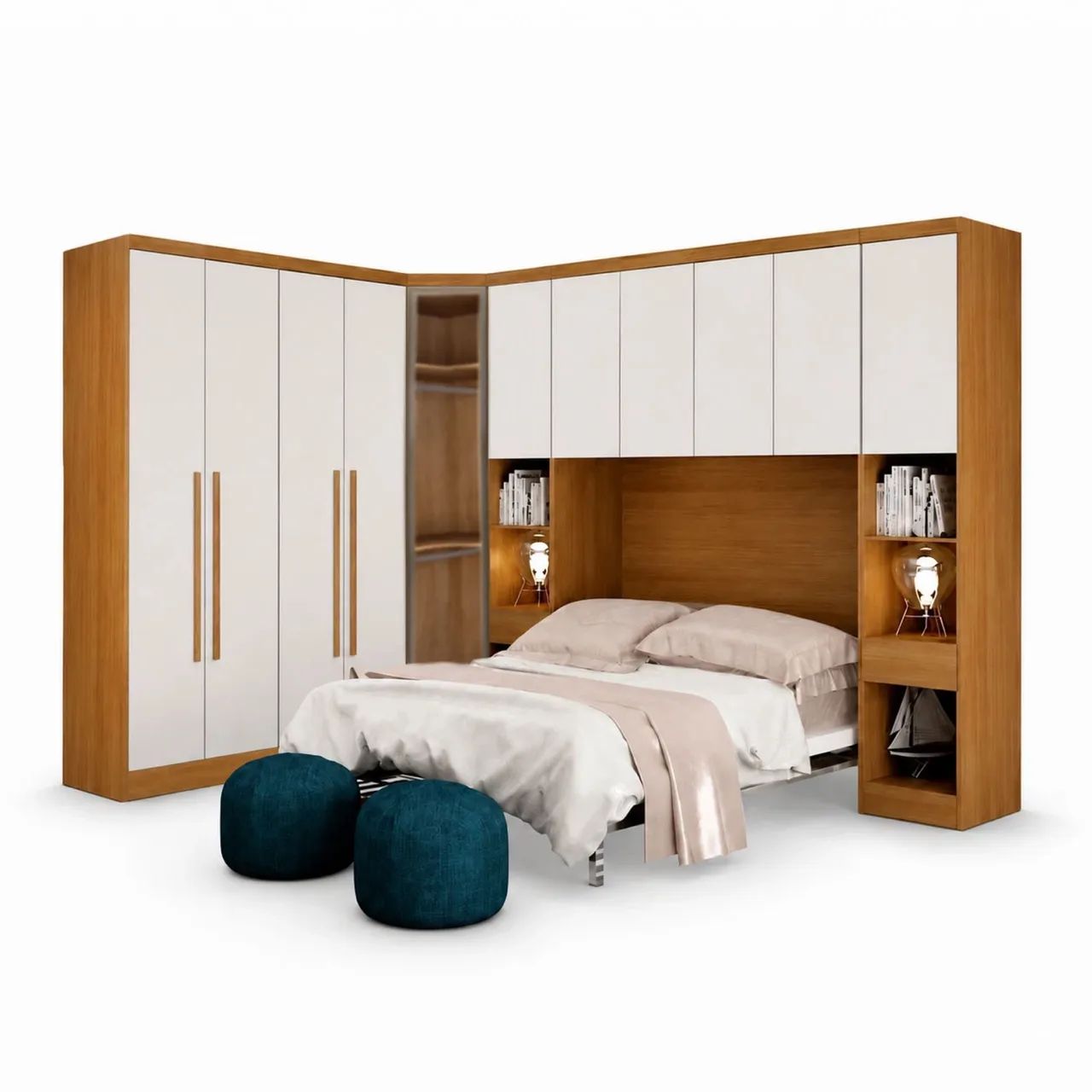 Roupeiro Modulado Queen 100%MDF rf76 - Foto 2