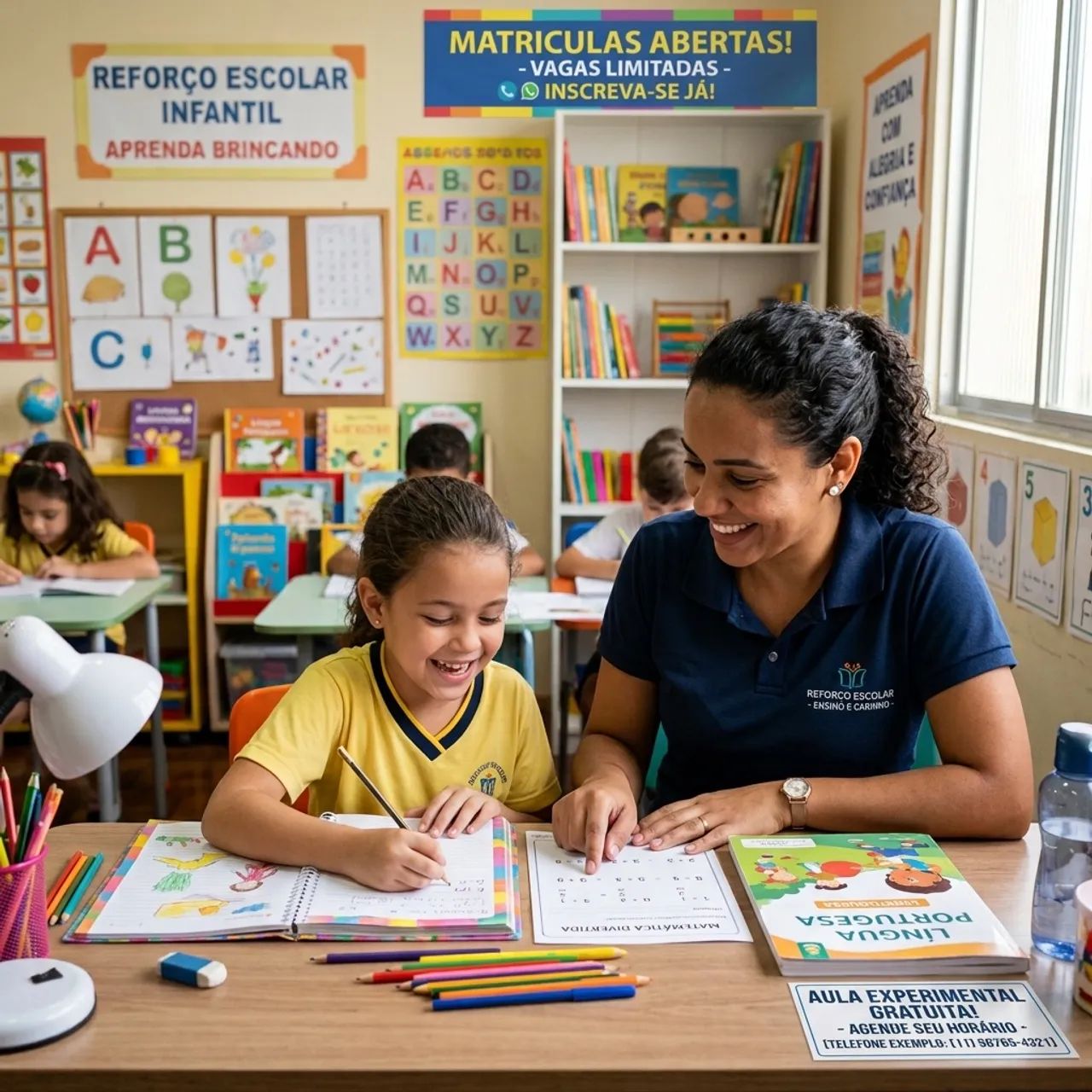Reforço escolar infantil 