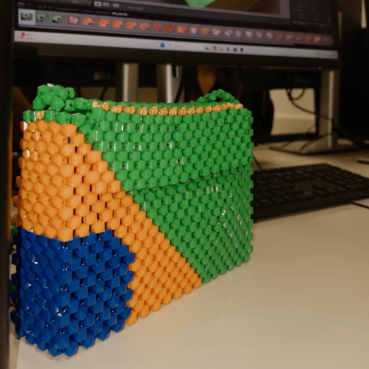 Bolsa de miçangas Brasil 