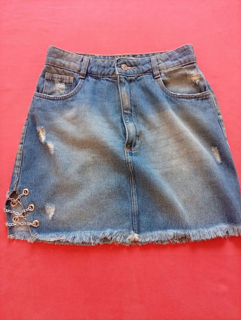 Saia jeans 