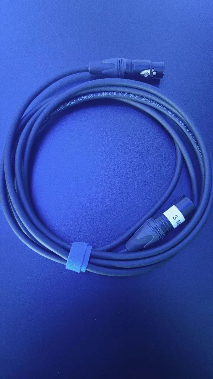 Cabo Balanceado XLR Original Plug Neutrik Cabo Santo Ângelo SC-30 / Áudio e Microfone  - Foto 6